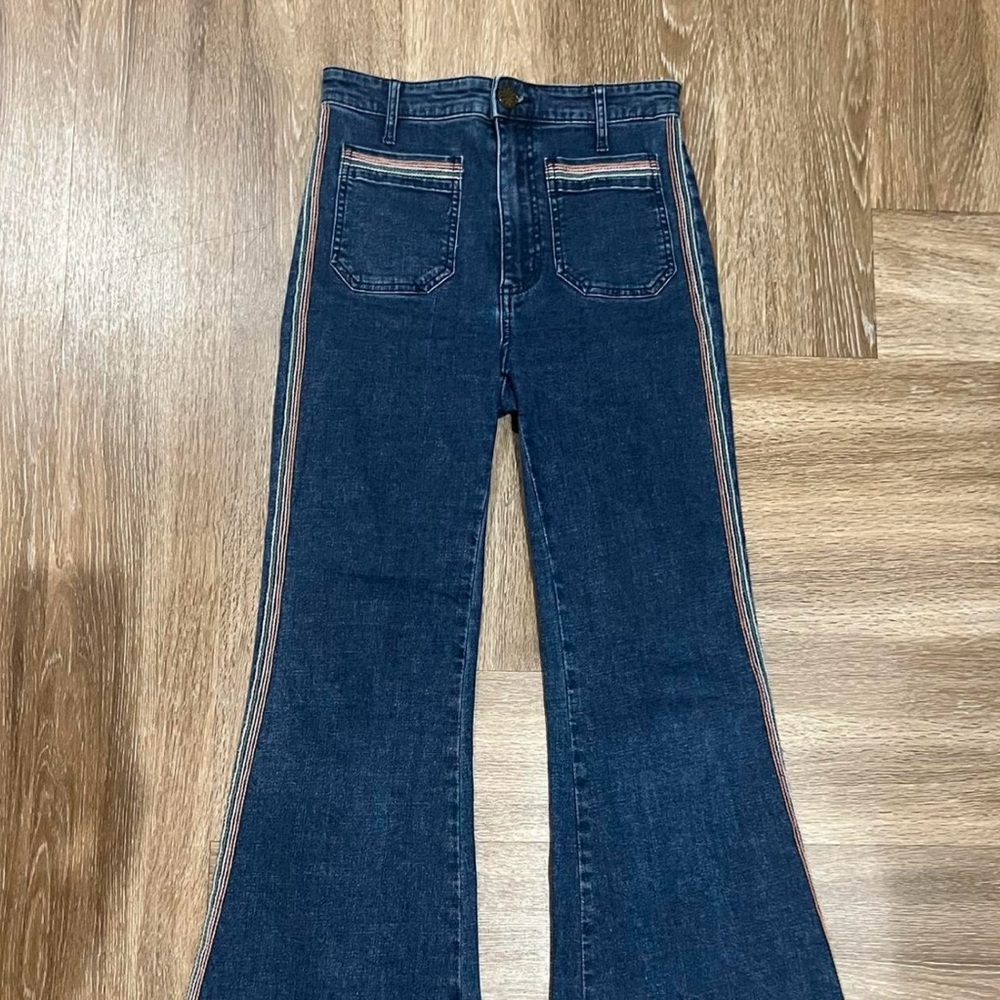 Show Me Your MuMu Farrah trouser flares-sunset strip
